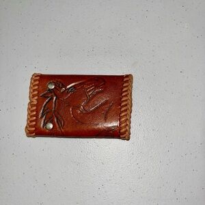 Leather Horse Head Key Pouch Unisex